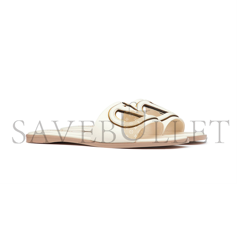 VALENTINO VLOGO CUT-OUT CALFSKIN SLIDE SANDAL WS0IB0RLL_B24